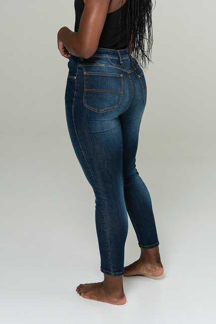 Image of model wearing jeans